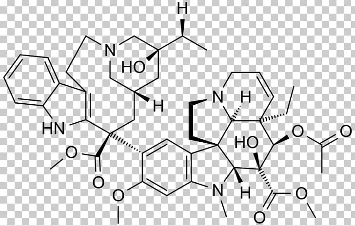 Vinblastine Vincristine Vinca Alkaloid Pharmaceutical Drug Cancer PNG, Clipart, Angle, Area, Black And White, Cancer, Chemotherapy Free PNG Download