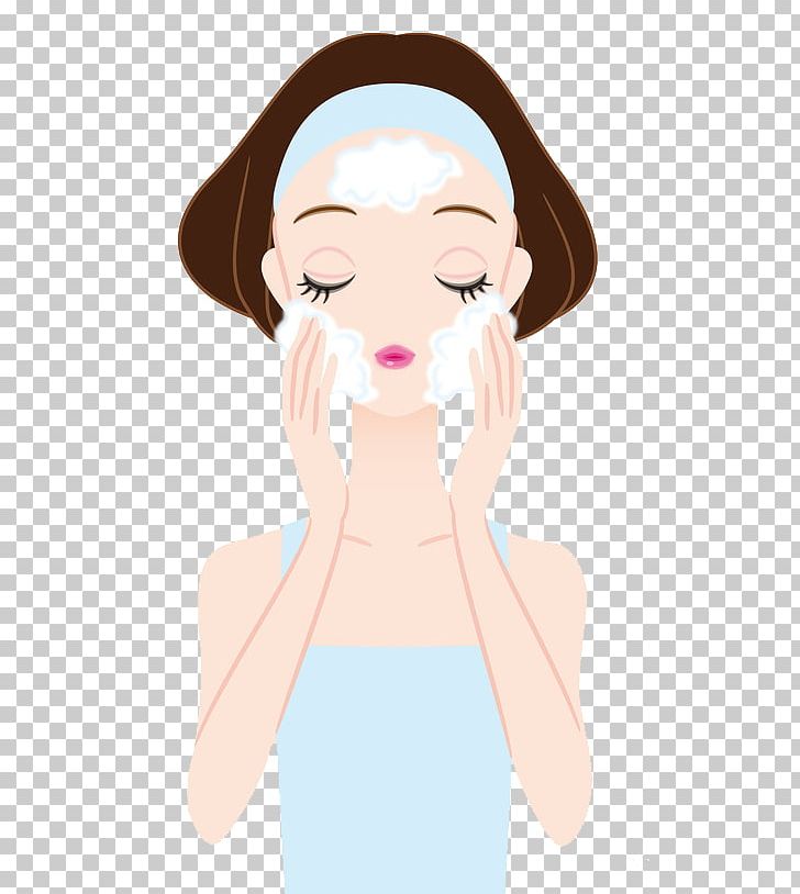 Cleanser Exfoliation Face Washing PNG, Clipart, Black Hair, Brush, Care, Cartoon, Child Free PNG Download
