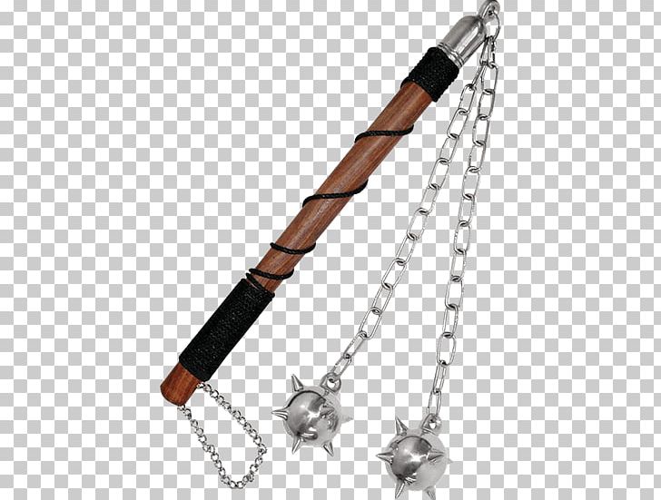 Middle Ages Flail Weapon Club Mace PNG, Clipart, Body Jewelry, Chain, Club, Fashion Accessory, Flail Free PNG Download