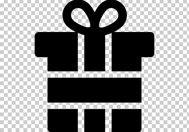 Gift Christmas Computer Icons PNG, Clipart, Area, Black, Black And White, Brand, Christmas Free PNG Download