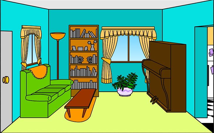 Living Room Drawing Interior Design Services PNG, Clipart, Area, Art, Cartoon, Chair, Couch Free PNG Download