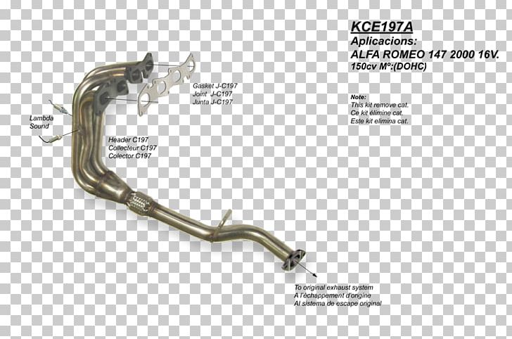 Exhaust System Car Alfa Romeo 147 Tube Afrique PNG, Clipart, Afrique, Alfa Romeo 147, Alfa Romeo 164, Car, Exhaust System Free PNG Download