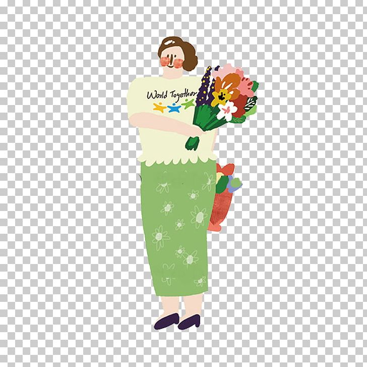 Flower Illustration PNG, Clipart, Art, Bouquet, Designer, Download, Fictional Character Free PNG Download