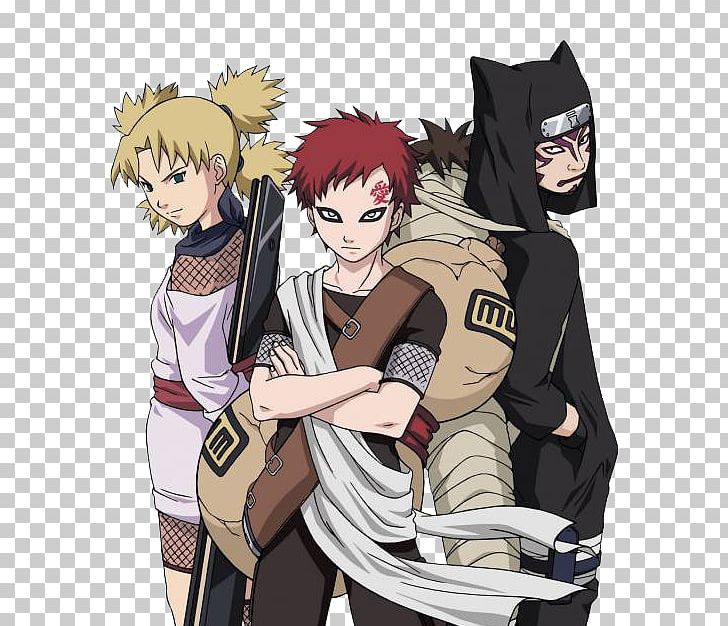 Temari Gaara Kankuro Naruto Uzumaki Shikamaru Nara PNG, Clipart, Anime, Cartoon, Fictional Character, Gaara, Haku Free PNG Download