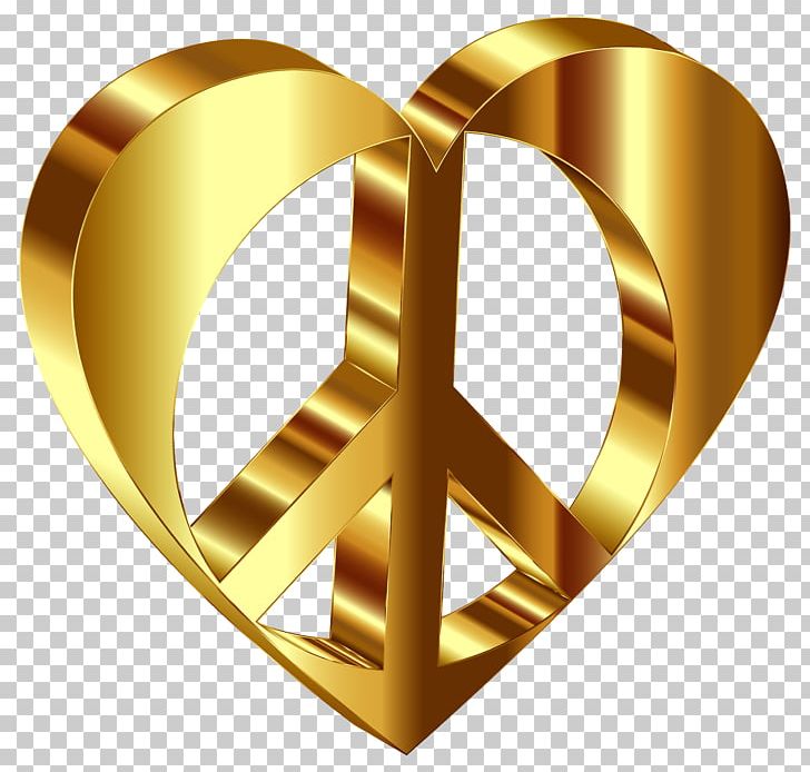 Heart Peace Gold PNG, Clipart, Brass, Computer Icons, Gold, Heart, Jewelry Free PNG Download