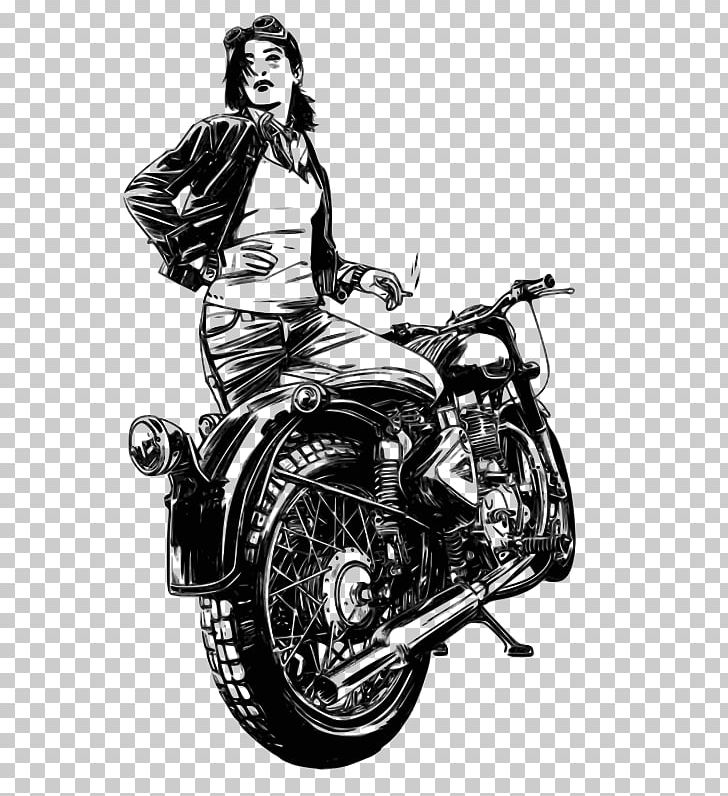 Motorcycle T-shirt Leather Jacket PNG, Clipart, Automotive Design, Automotive Tire, Black And White, Cars, Chopper Free PNG Download