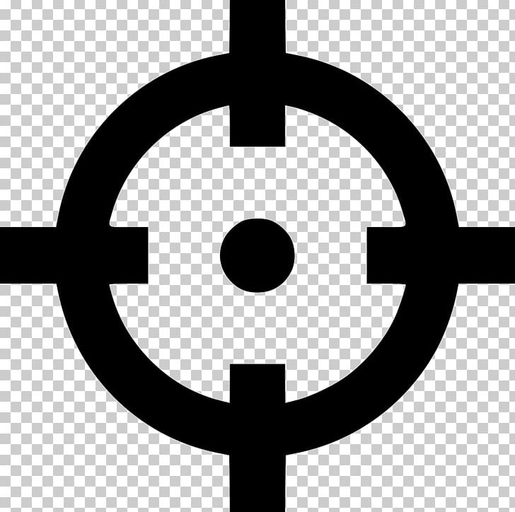 Computer Icons Telescopic Sight Shooting Target Icon Design PNG, Clipart, Black And White, Circle, Computer Icons, Download, Focus Vector Free PNG Download