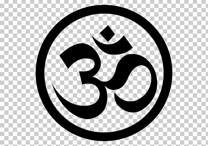 Om Symbol Logo PNG, Clipart, Area, Black And White, Brand, Cdr, Circle Free PNG Download