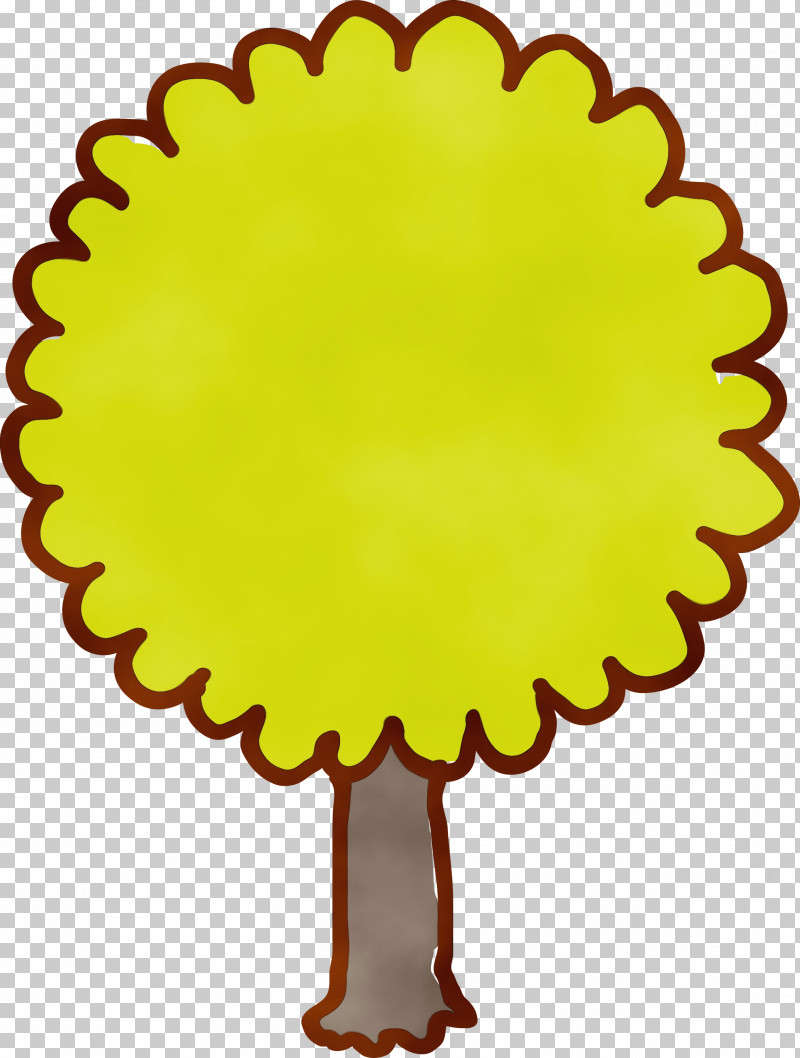 Yellow Baking Cup Bottle Cap PNG, Clipart, Abstract Tree, Baking Cup, Bottle Cap, Cartoon Tree, Paint Free PNG Download