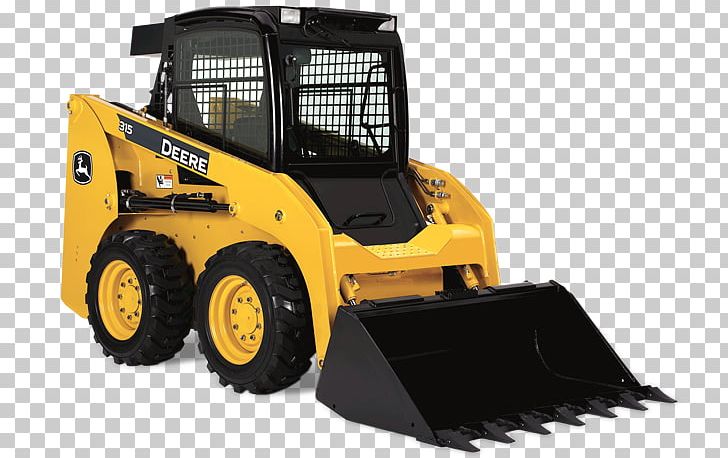 John Deere Caterpillar Inc. Skid-steer Loader Architectural Engineering Heavy Machinery PNG, Clipart, Automotive Exterior, Automotive Tire, Automotive Wheel System, Building, Bulldozer Free PNG Download
