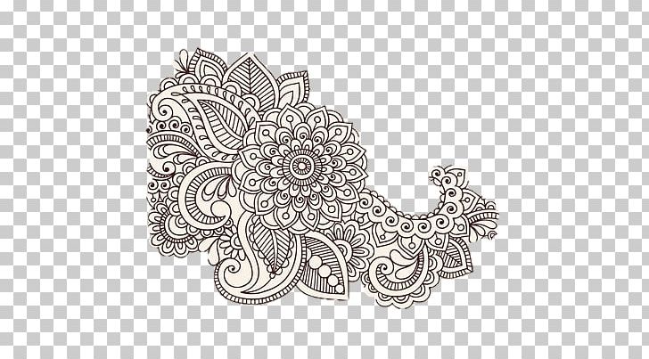 Paisley Mehndi PNG, Clipart, Art, Black And White, Body Jewelry, Design, Doodle Free PNG Download