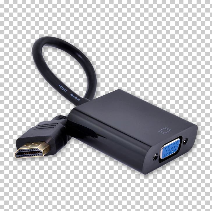 VGA Connector HDMI Adapter Digital Visual Interface Component Video PNG, Clipart, 1080p, Ac Adapter, Adapter, Cable, Computer Free PNG Download