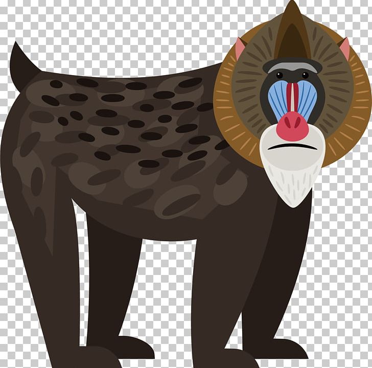 Mandrill Baboons Macaque Primate PNG, Clipart, Animal, Animals, Big Cats, Breastfeeding, Carnivoran Free PNG Download