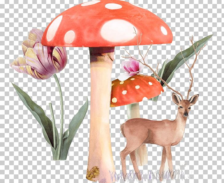 Mushroom Tree Deer PNG, Clipart, Adobe Illustrator, Animals, Autumn Tree, Christmas Tree, Deer Free PNG Download