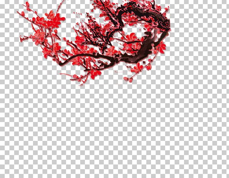 Chinoiserie Plum Blossom PNG, Clipart, Art, Branch, Chinese, Chinese New Year, Chinese Style Free PNG Download