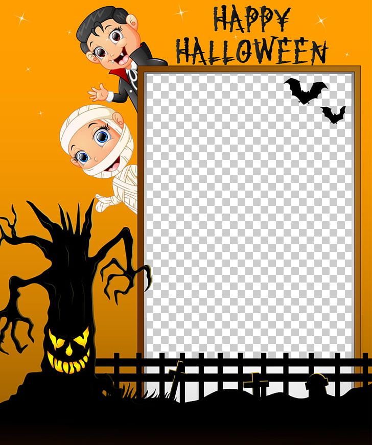 Halloween Illustration PNG, Clipart, Border, Border Frame, Cartoon, Certificate Border, Child Free PNG Download