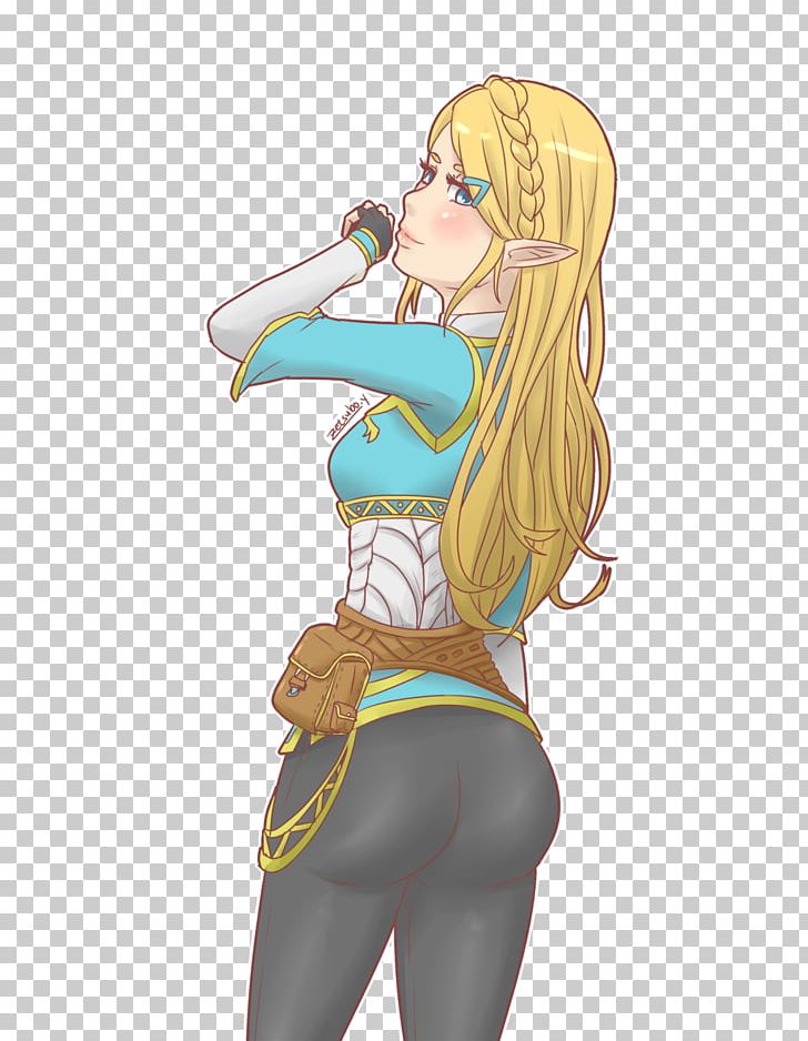 The Legend Of Zelda: Breath Of The Wild Clothing Yoga Pants Princess Zelda Leggings PNG, Clipart, Arm, Art, Brown Hair, Cartoon, Clothing Free PNG Download