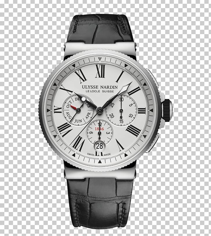 Ulysse Nardin Marine Chronometer Watch Chronograph Annual Calendar PNG, Clipart, Annual Calendar, Brand, Chronograph, Chronometer Watch, Clock Free PNG Download