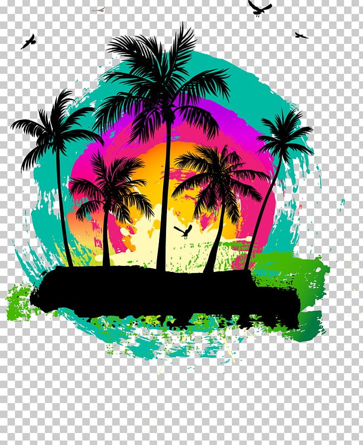 Coconut Grove Material PNG, Clipart, Aloha Airlines, Art, Beach, Birds, Coconut Free PNG Download