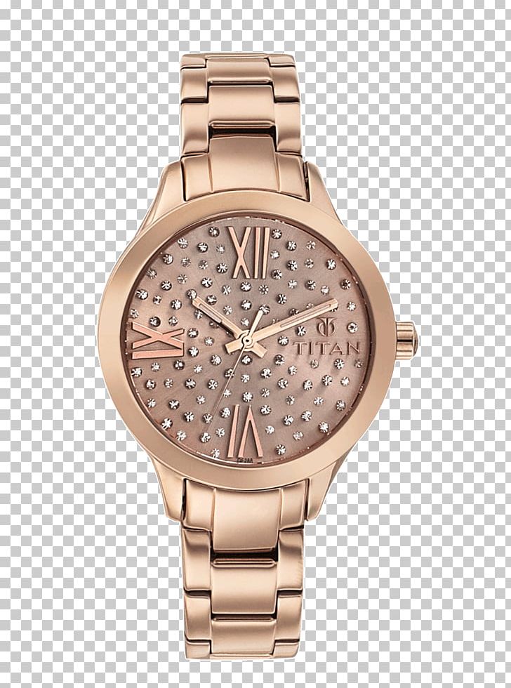 Analog Watch Clock New York City Titan Company PNG, Clipart, Accessories, Analog Watch, Beige, Brown, Chronograph Free PNG Download