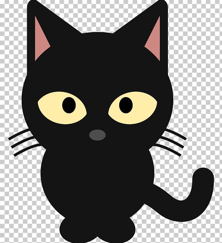 Kitten Black Cat PNG, Clipart, Animals, Black, Black Cat, Carnivoran, Cartoon Free PNG Download