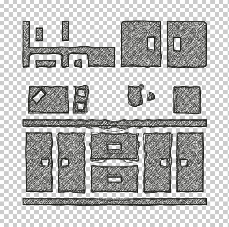 Kitchen Icon Home Equipment Icon PNG, Clipart, Diagram, Home Equipment Icon, Kitchen Icon, Line, Rectangle Free PNG Download