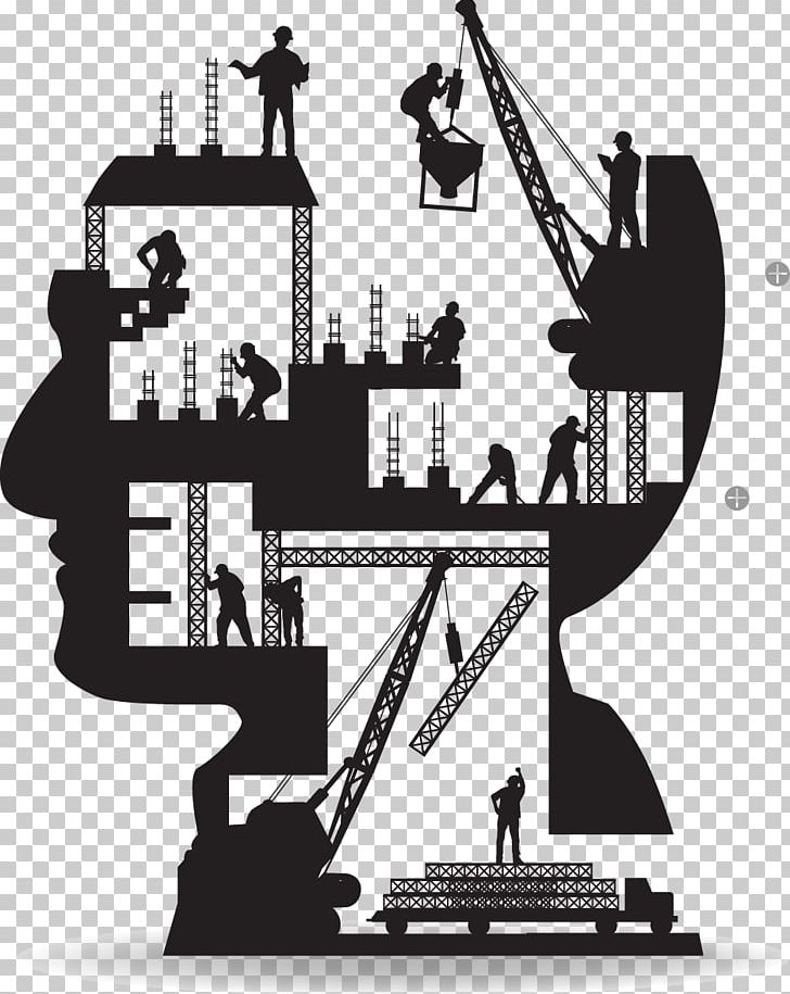 Architectural Engineering Building Construction Worker Silhouette PNG, Clipart, Architecture, Art, Black And White, Brain, Brain Vector Free PNG Download