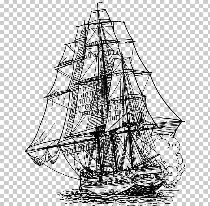 Sailing Ship Drawing PNG, Clipart, Barque, Barquentine, Brig, Caravel, Carrack Free PNG Download