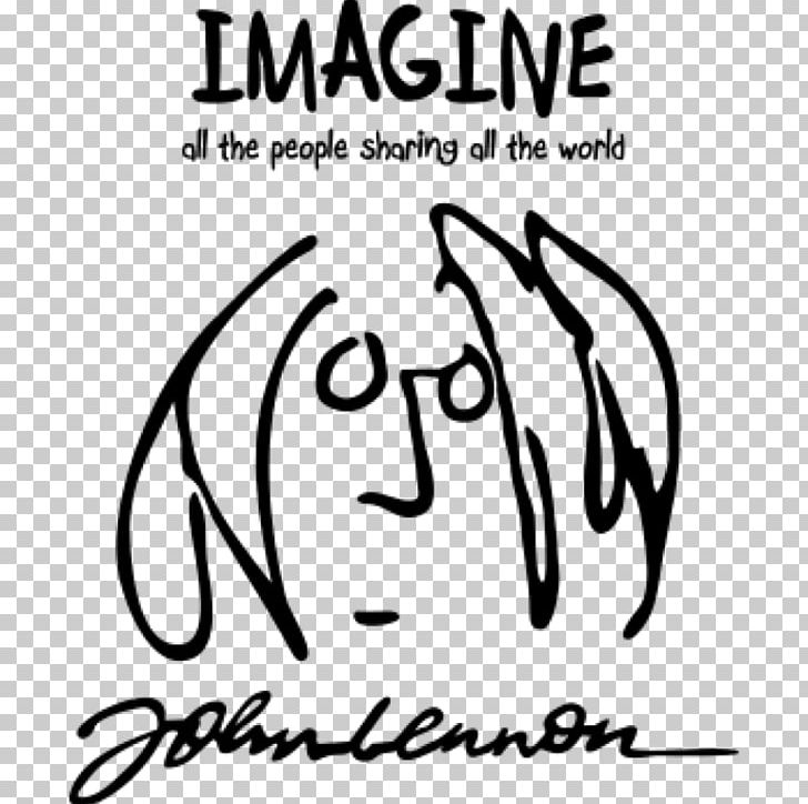Wall Decal The Beatles Sticker Imagine: John Lennon PNG, Clipart, Area, Art, Beatles, Black, Black And White Free PNG Download