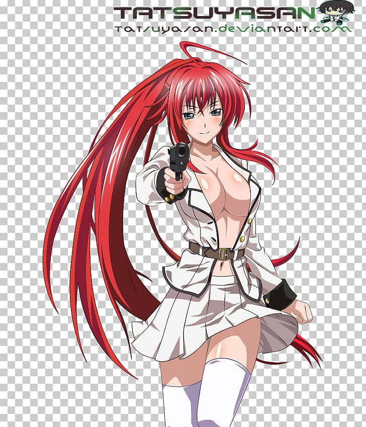 Anime Rias Gremory High School DxD Illustration PNG, Clipart, Anime, Art, Artwork, Black Hair, Brown Hair Free PNG Download