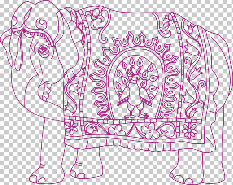 Indian Elephant PNG, Clipart, Cartoon, Character, Clothing, Creativity, Drawing Free PNG Download