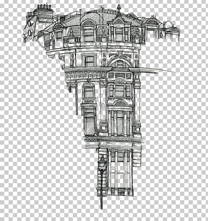 Architectural Drawing Architecture Behance Sketch PNG, Clipart, Angle, Art, Artist, Black, Black And White Free PNG Download
