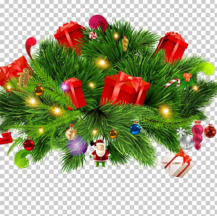 Christmas Tree Gift Computer File PNG, Clipart, Branches Vector, Christmas, Christmas Decoration, Christmas Frame, Christmas Lights Free PNG Download