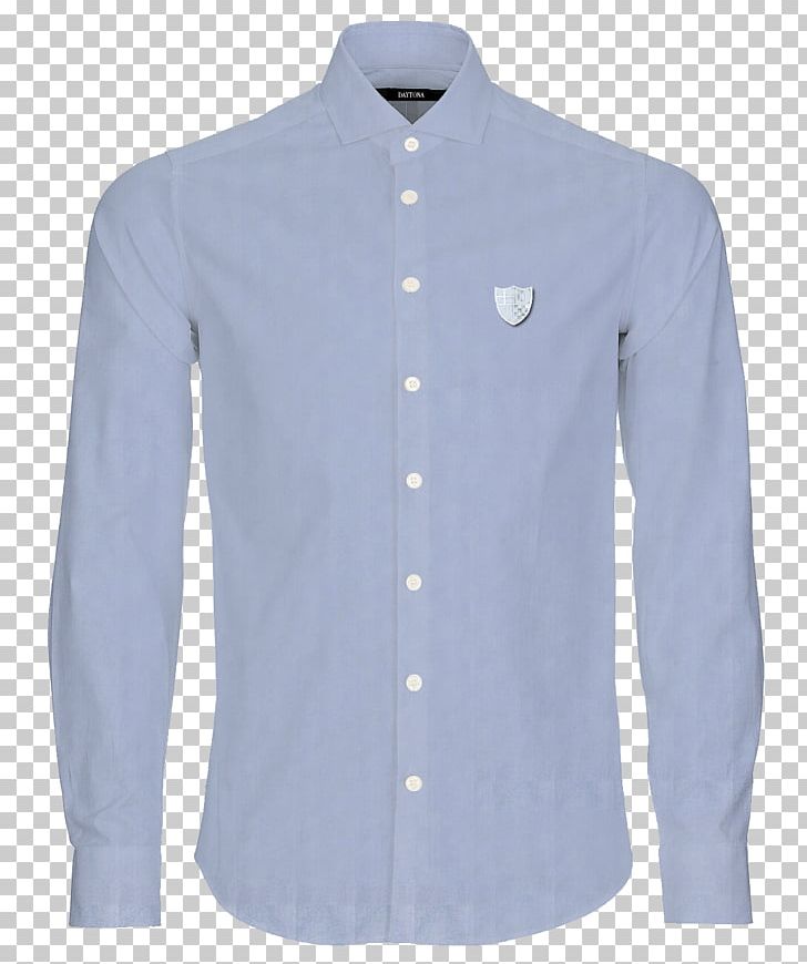 Long-sleeved T-shirt Dress Shirt PNG, Clipart, Blue, Blue Shirt, Button, Collar, Dress Shirt Free PNG Download