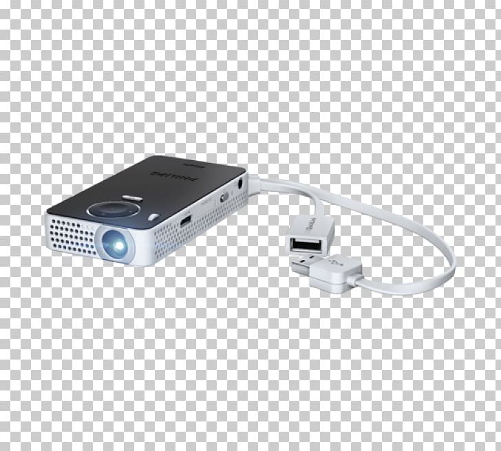 Handheld Projector Philips PicoPix PPX4350 Multimedia Projectors Digital Light Processing PNG, Clipart, 1080p, Adapter, Cable, Digital Light Processing, Electronic Device Free PNG Download