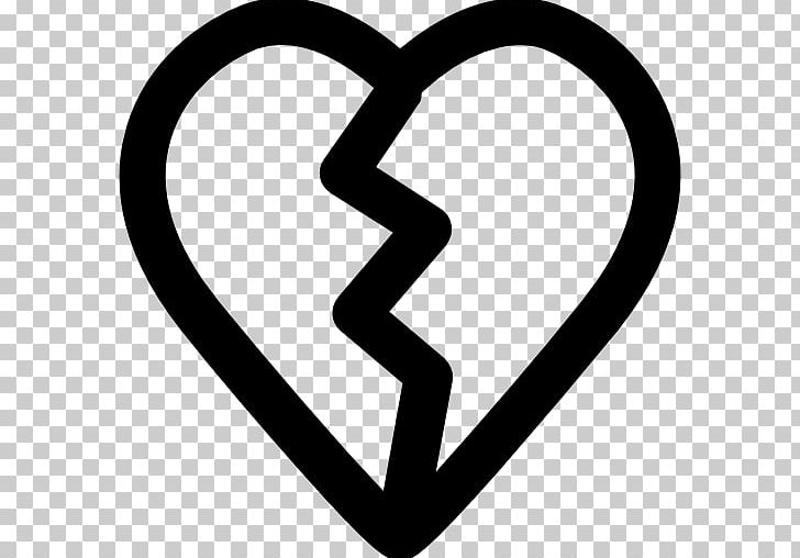 Broken Heart Computer Icons Divorce Love PNG, Clipart, Area, Black And White, Breakup, Broken Heart, Circle Free PNG Download