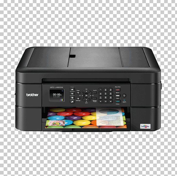 Brother Industries Ink Cartridge Inkjet Printing Multi-function Printer PNG, Clipart, Automatic Document Feeder, Color Printing, Electronic Device, Electronics, Fax Free PNG Download