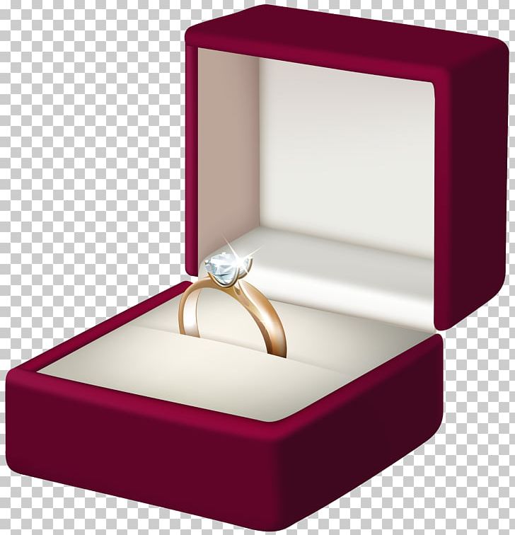 engagement ring in box