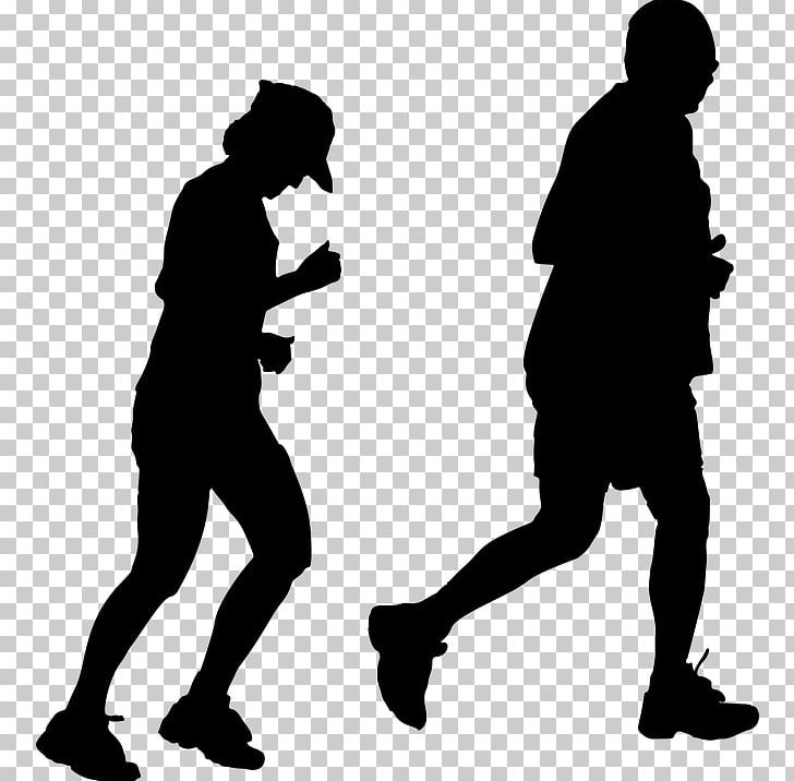 Jogging Running PNG, Clipart, Black And White, Couple, Drawing, Female, Human Behavior Free PNG Download