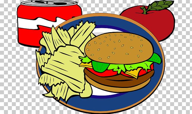 hot dog and chips clip art