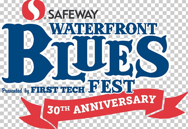 Waterfront Blues Festival Portland Logo PNG, Clipart, 30th Anniversary, Area, Banner, Beaverton, Blues Free PNG Download