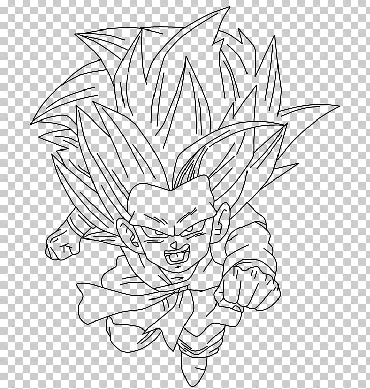 Goku Vegeta Majin Buu Goten Gohan PNG, Clipart, Artwork, Black, Black And White, Cartoon, Dragon Ball Free PNG Download