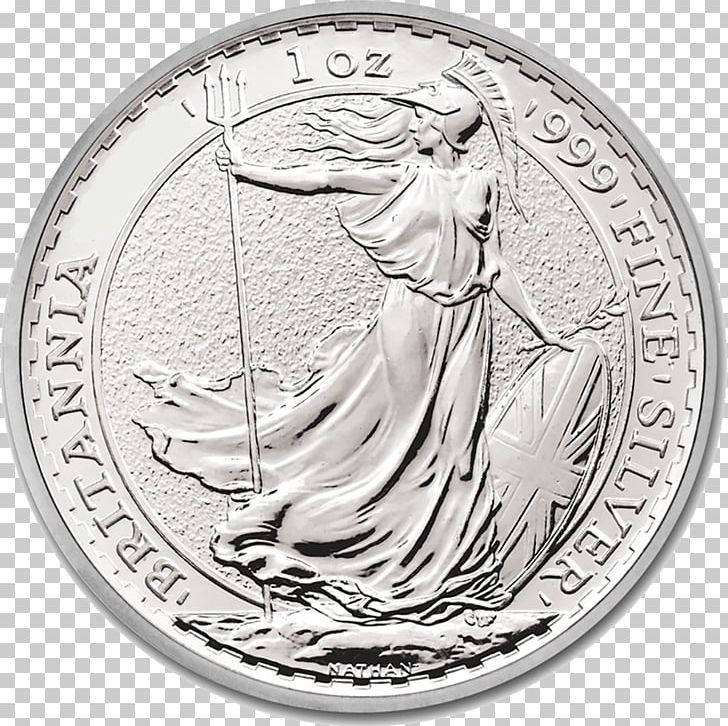 Royal Mint Britannia Bullion Coin Silver Coin PNG, Clipart, Black And White, Britannia, Britannia Silver, Bullion, Bullion Coin Free PNG Download
