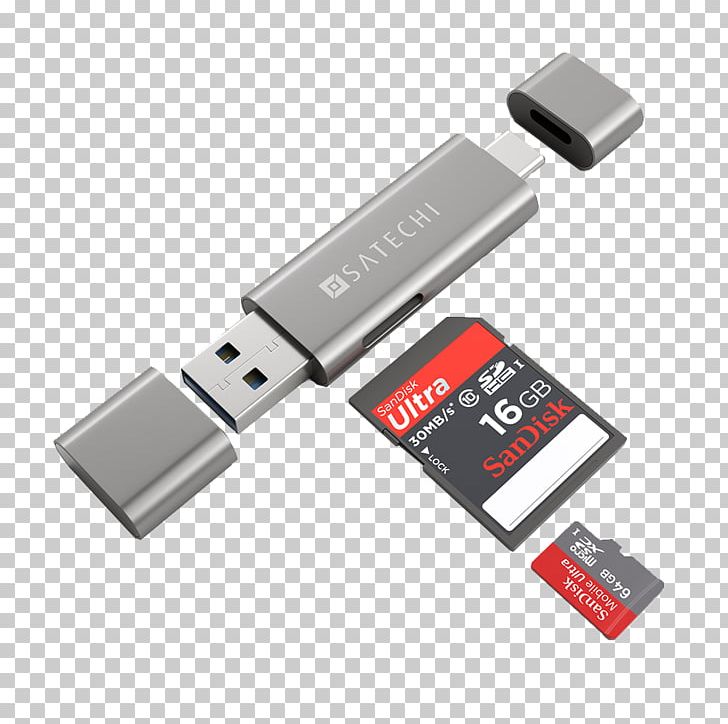 MacBook Pro Memory Card Readers USB MicroSD PNG, Clipart, Adapter, Card Reader, Computer Component, Data Storage Device, Electrical Cable Free PNG Download