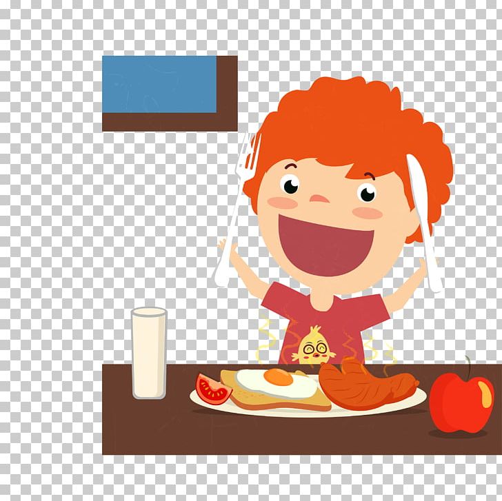eating cereal clipart