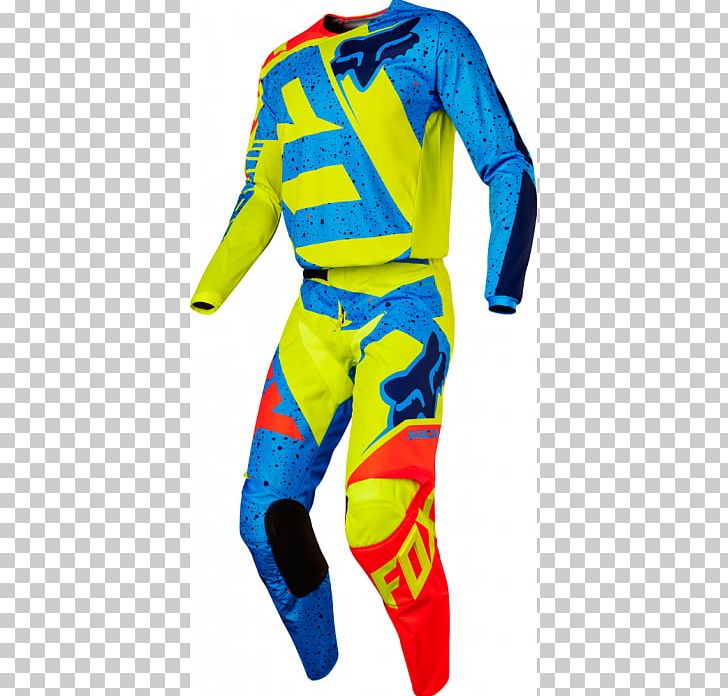 Motocross Fox Racing Jersey Pants Clothing PNG, Clipart, Blue, Clothing, Dirt Bike, Downhill Mountain Biking, Dry Suit Free PNG Download