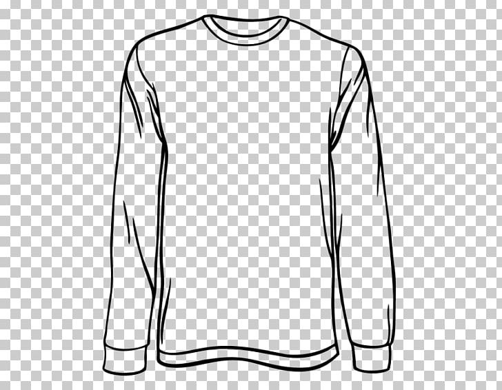 Long Sleeve T Shirt Clipart Black And White - madathos