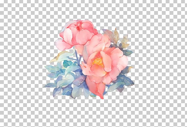 Pink Flowers Watercolor Painting PNG, Clipart, Artificial Flower, Bud, Color, Drawing, Floral Design Free PNG Download