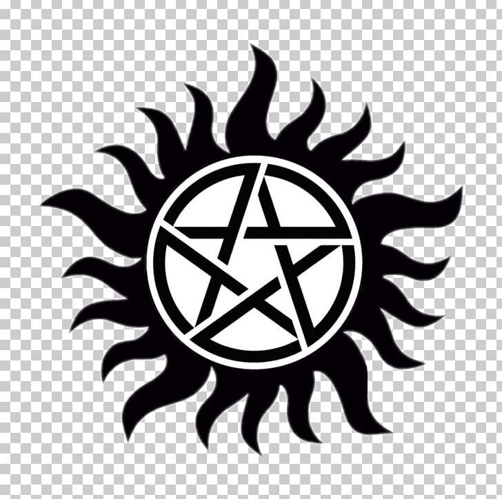 Tattoo Demon Supernatural Wiki Symbol PNG, Clipart, Black And White, Brand, Circle, Decal, Demon Free PNG Download