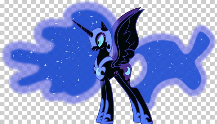 Princess Luna Moon Nightmare My Little Pony: Friendship Is Magic Fandom PNG, Clipart, Art, Blue, Cobalt Blue, Description, Deviantart Free PNG Download